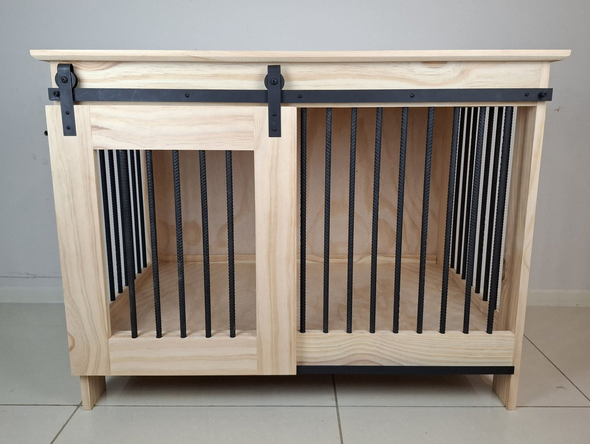 Single Dog Crate - Raised Legs – Hollyn Woodworks